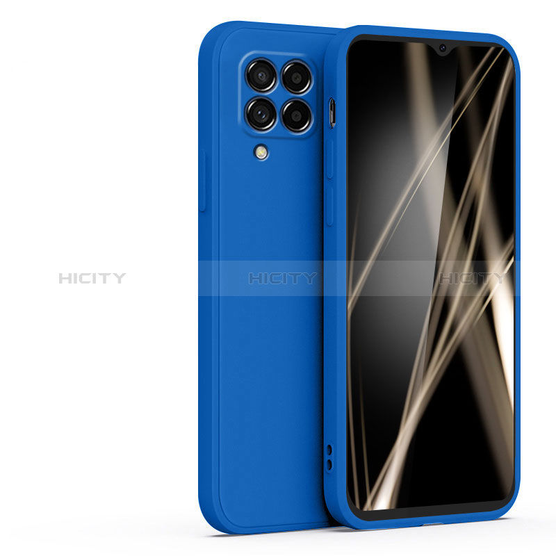 Custodia Silicone Ultra Sottile Morbida 360 Gradi Cover S03 per Samsung Galaxy A12 Nacho Blu