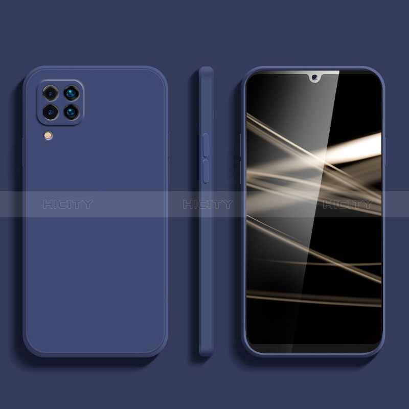 Custodia Silicone Ultra Sottile Morbida 360 Gradi Cover S03 per Samsung Galaxy A42 5G Blu