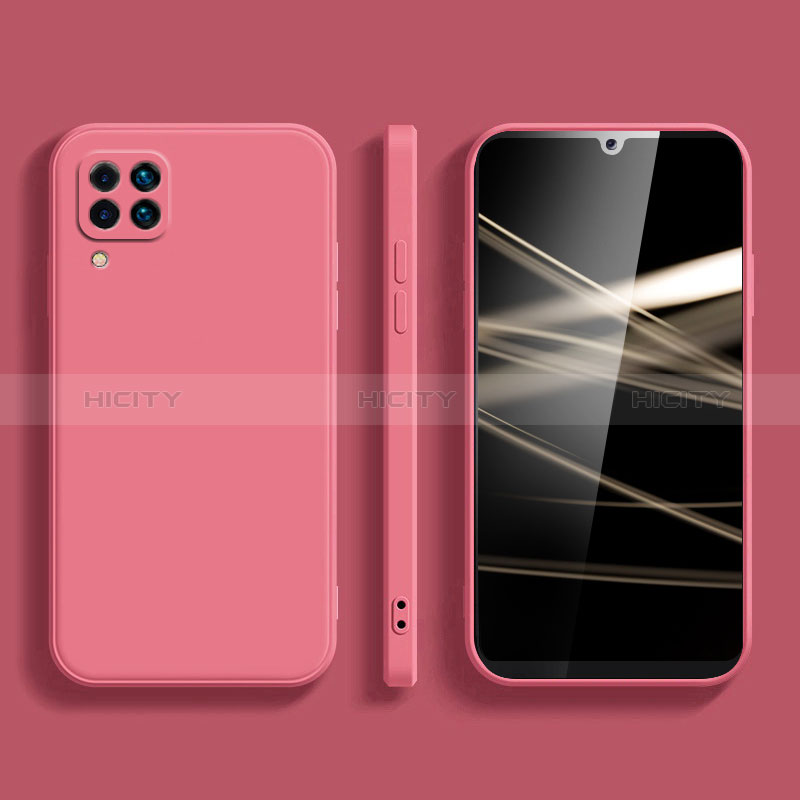 Custodia Silicone Ultra Sottile Morbida 360 Gradi Cover S03 per Samsung Galaxy A42 5G Rosa Caldo