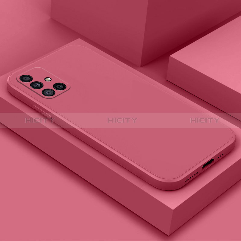 Custodia Silicone Ultra Sottile Morbida 360 Gradi Cover S03 per Samsung Galaxy A71 4G A715 Rosa Caldo