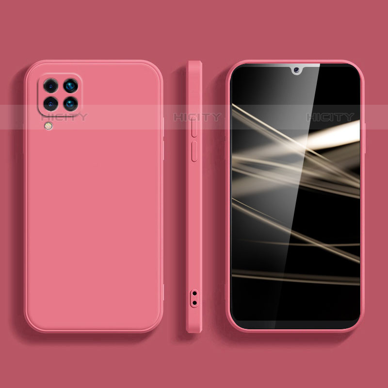 Custodia Silicone Ultra Sottile Morbida 360 Gradi Cover S03 per Samsung Galaxy M42 5G Rosa Caldo