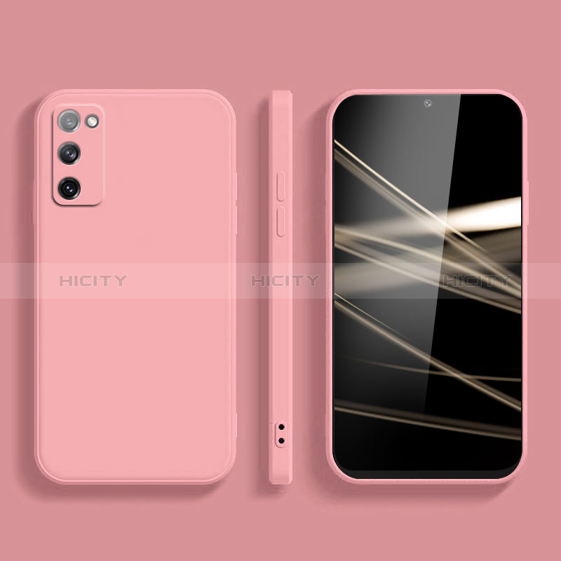 Custodia Silicone Ultra Sottile Morbida 360 Gradi Cover S03 per Samsung Galaxy S20 FE 5G Rosa