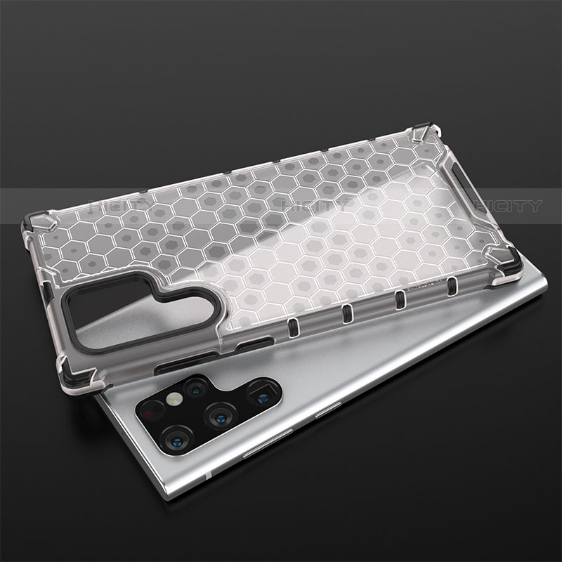 Custodia Silicone Ultra Sottile Morbida 360 Gradi Cover S03 per Samsung Galaxy S21 Ultra 5G