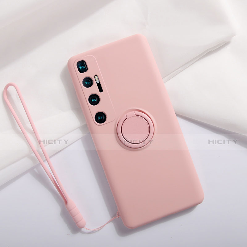 Custodia Silicone Ultra Sottile Morbida 360 Gradi Cover S03 per Xiaomi Mi 10 Ultra Rosa
