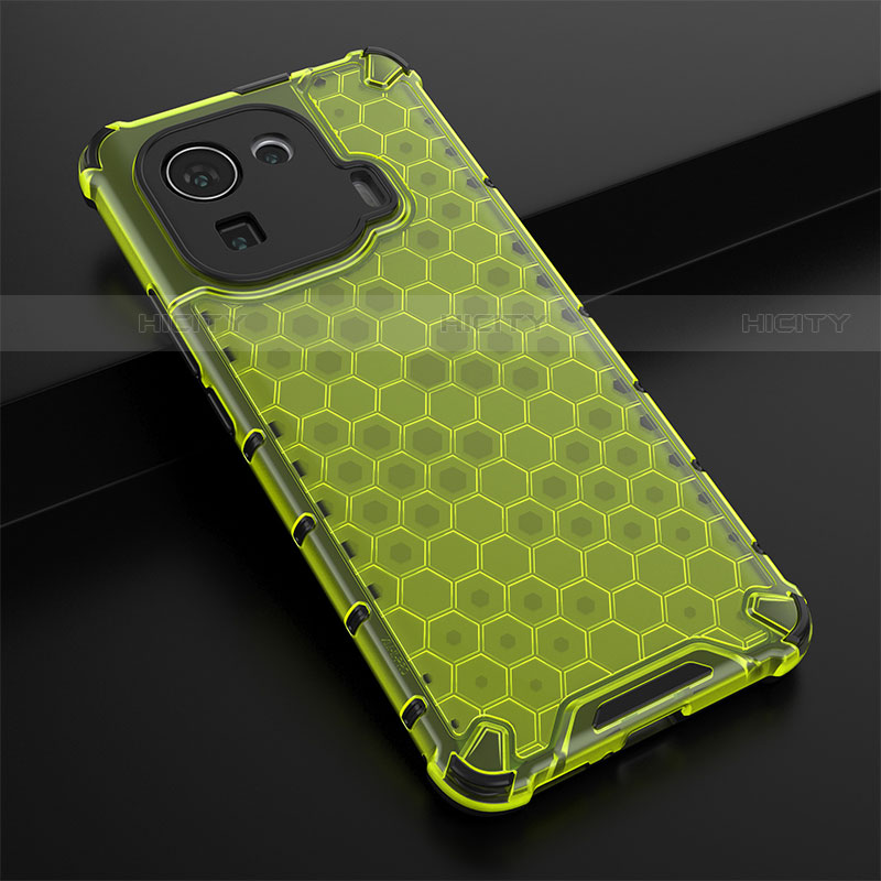 Custodia Silicone Ultra Sottile Morbida 360 Gradi Cover S03 per Xiaomi Mi 11 Pro 5G Verde