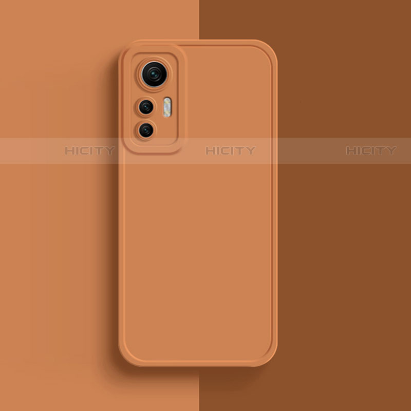 Custodia Silicone Ultra Sottile Morbida 360 Gradi Cover S03 per Xiaomi Mi 12 5G Arancione