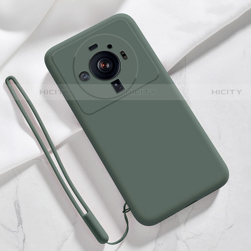 Custodia Silicone Ultra Sottile Morbida 360 Gradi Cover S03 per Xiaomi Mi 12 Ultra 5G Verde