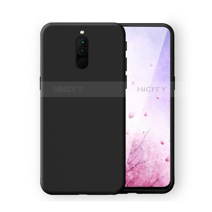 Custodia Silicone Ultra Sottile Morbida 360 Gradi Cover S03 per Xiaomi Redmi 8 Nero