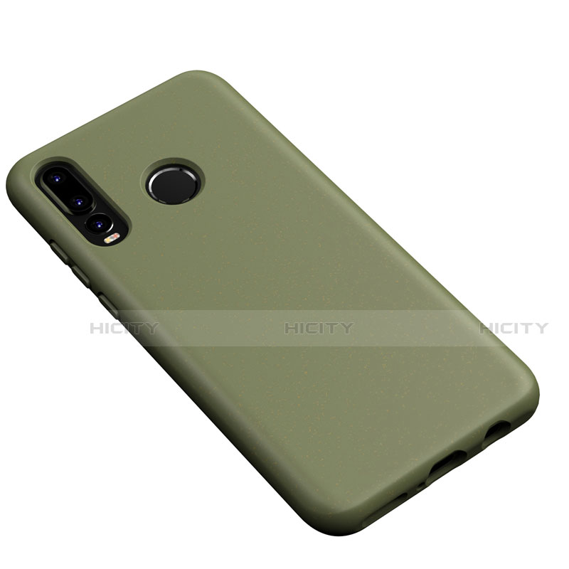 Custodia Silicone Ultra Sottile Morbida 360 Gradi Cover S04 per Huawei P30 Lite Verde