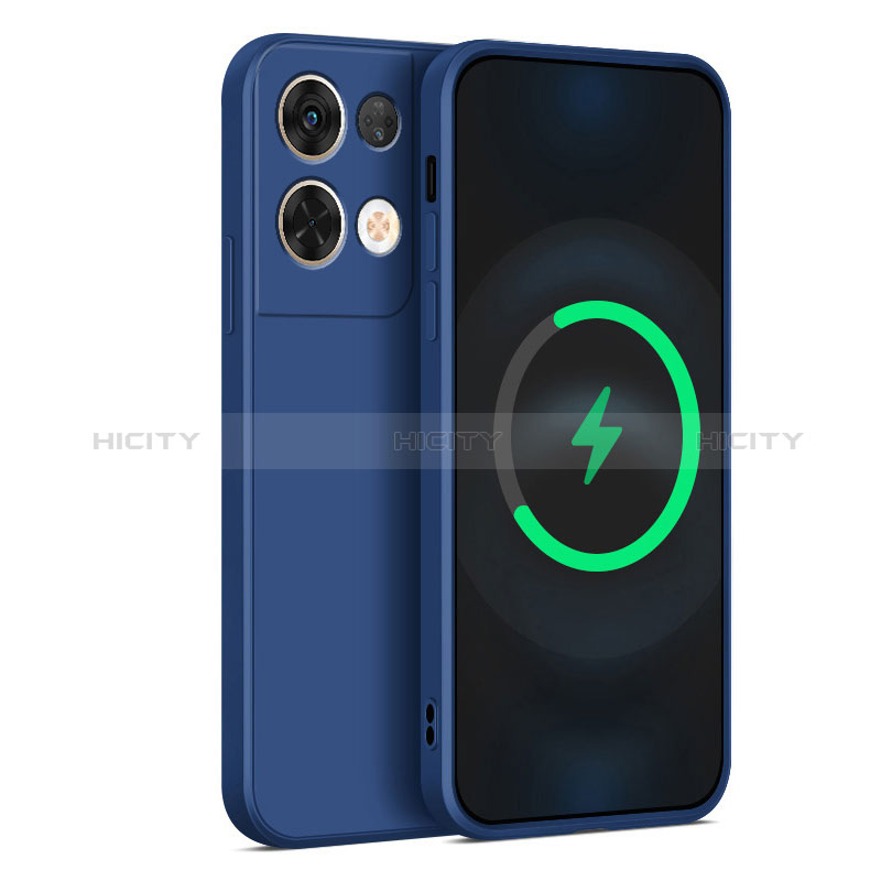 Custodia Silicone Ultra Sottile Morbida 360 Gradi Cover S04 per Oppo Reno9 Pro+ Plus 5G