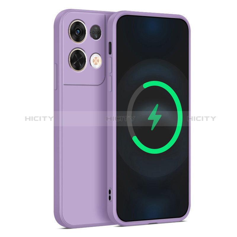 Custodia Silicone Ultra Sottile Morbida 360 Gradi Cover S04 per Oppo Reno9 Pro+ Plus 5G