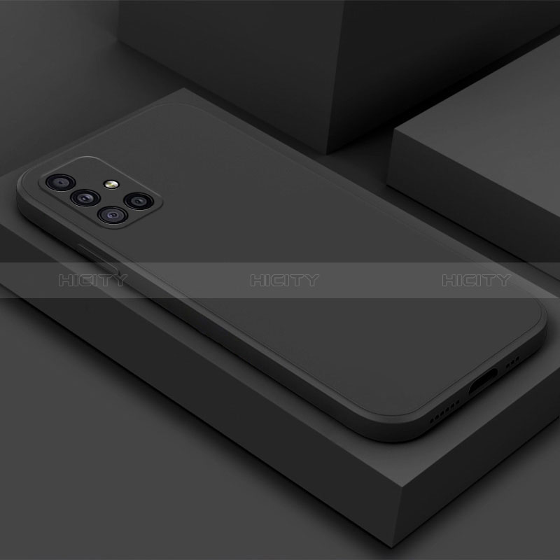 Custodia Silicone Ultra Sottile Morbida 360 Gradi Cover S04 per Samsung Galaxy A51 5G Nero