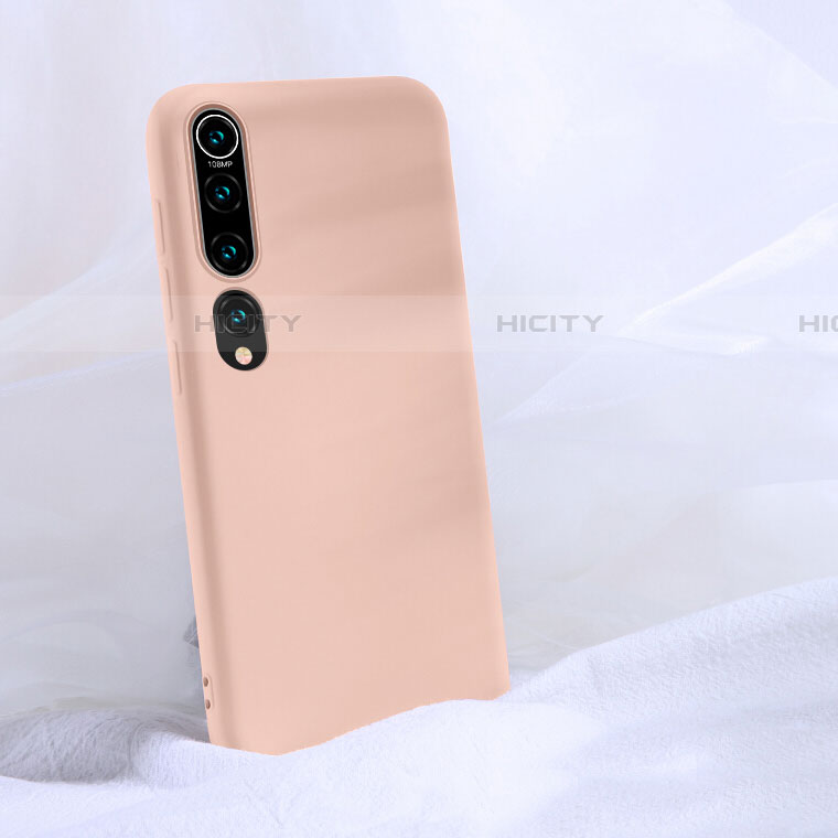 Custodia Silicone Ultra Sottile Morbida 360 Gradi Cover S04 per Xiaomi Mi 10 Rosa