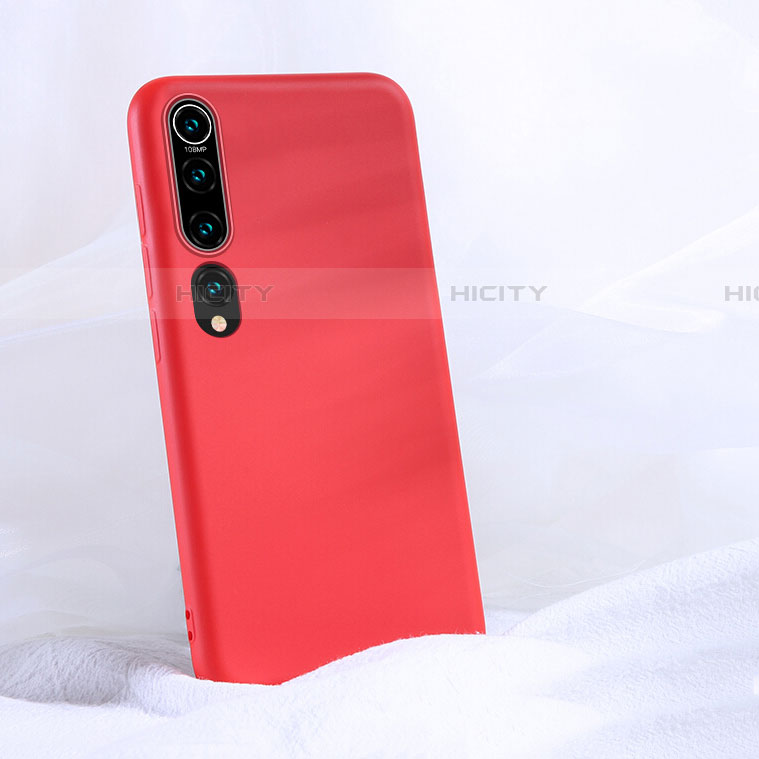 Custodia Silicone Ultra Sottile Morbida 360 Gradi Cover S04 per Xiaomi Mi 10 Rosso