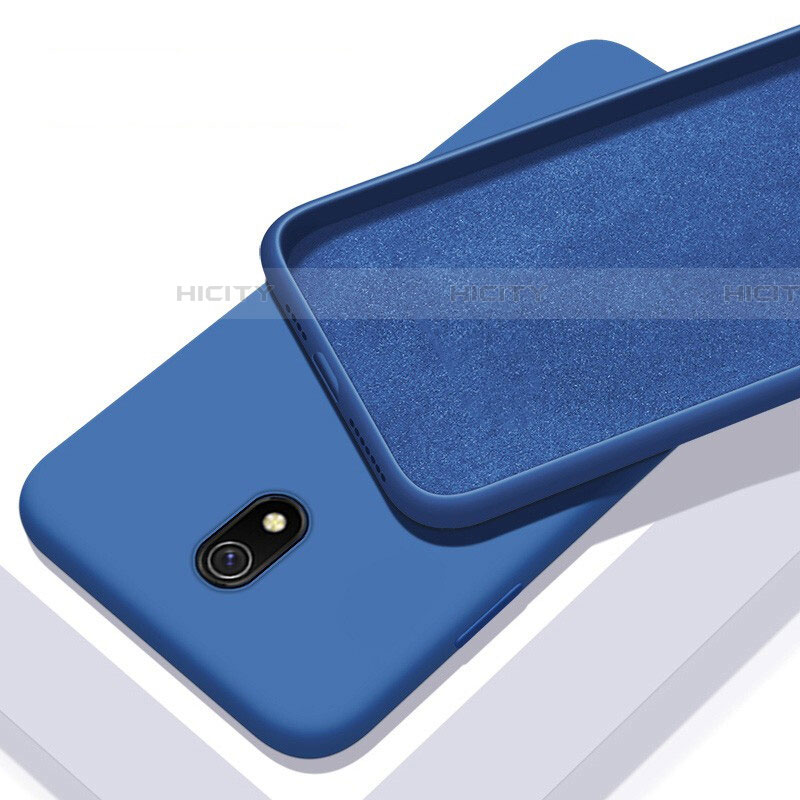 Custodia Silicone Ultra Sottile Morbida 360 Gradi Cover S04 per Xiaomi Redmi 8A Blu