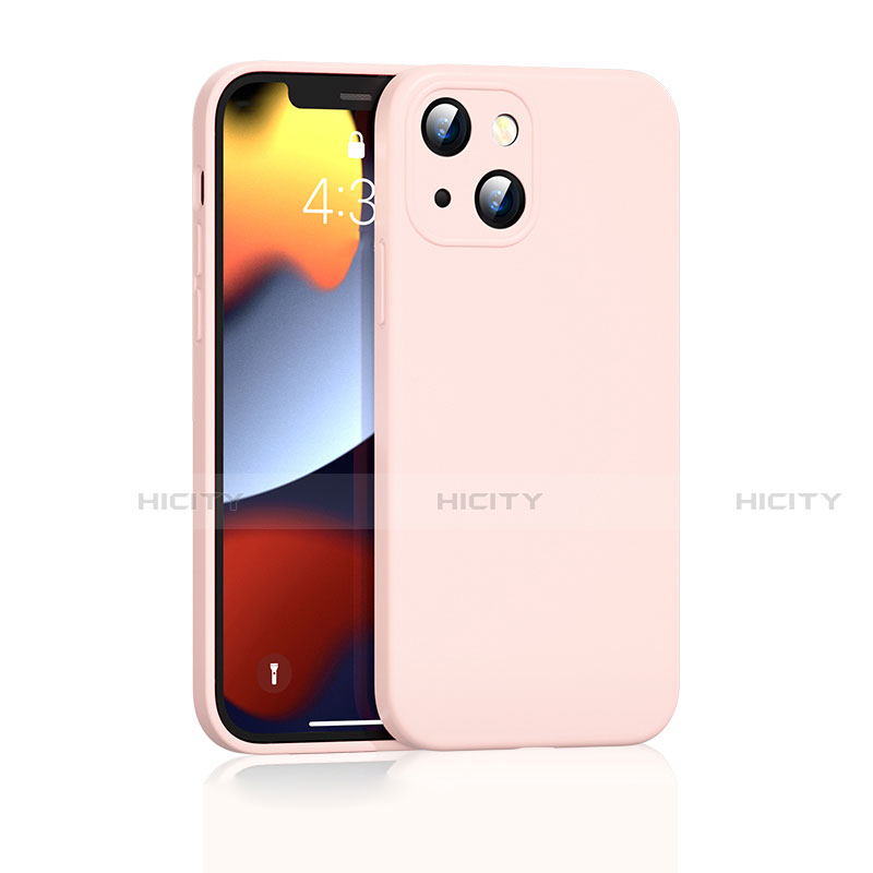 Custodia Silicone Ultra Sottile Morbida 360 Gradi Cover S05 per Apple iPhone 13 Oro Rosa