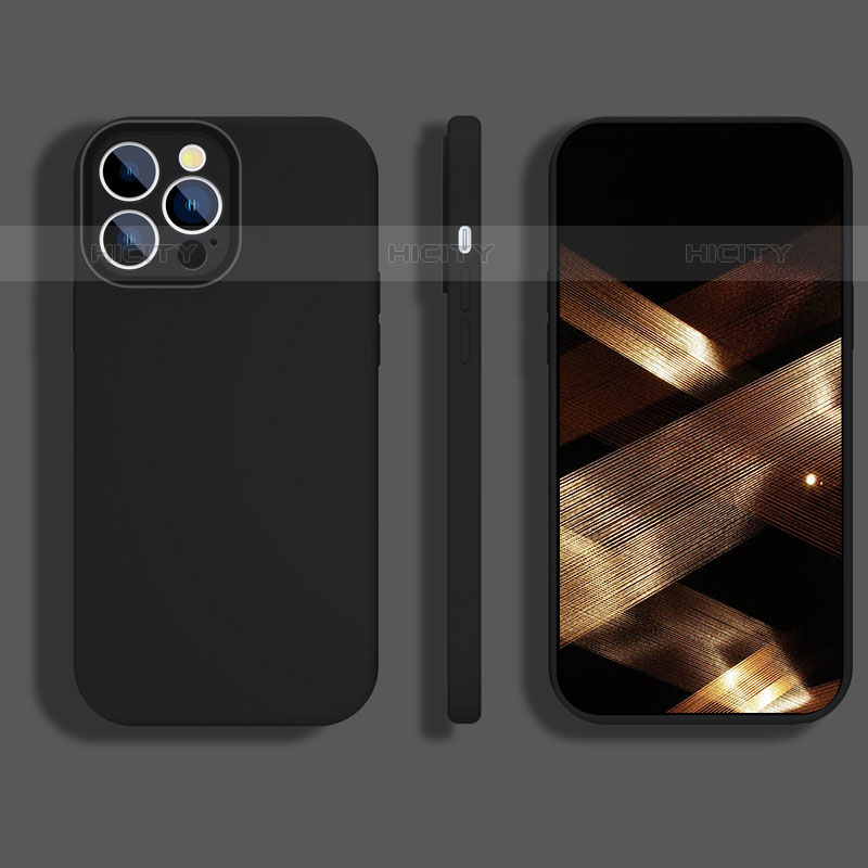 Custodia Silicone Ultra Sottile Morbida 360 Gradi Cover S05 per Apple iPhone 15 Pro