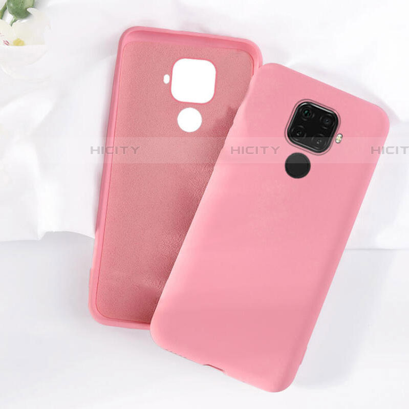 Custodia Silicone Ultra Sottile Morbida 360 Gradi Cover S05 per Huawei Mate 30 Lite Rosa