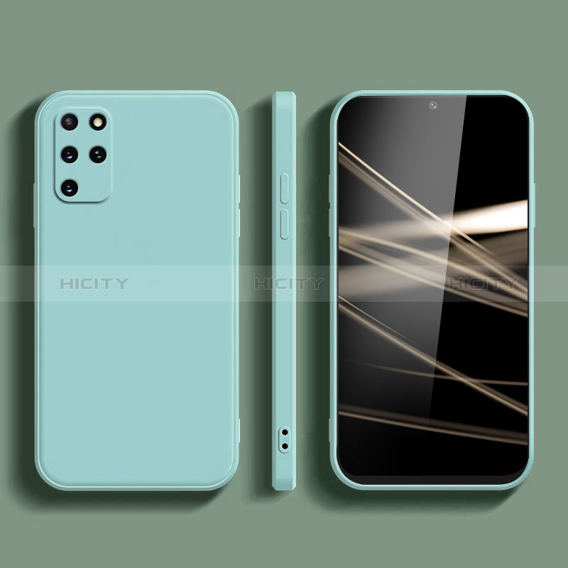 Custodia Silicone Ultra Sottile Morbida 360 Gradi Cover S05 per Samsung Galaxy S20 Plus Ciano
