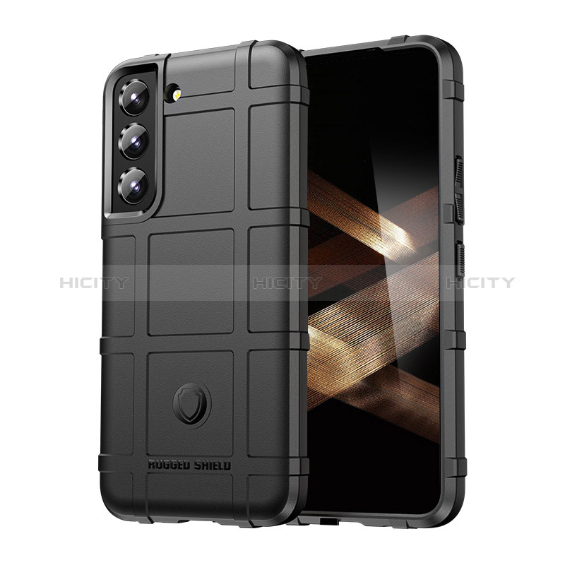 Custodia Silicone Ultra Sottile Morbida 360 Gradi Cover S06 per Samsung Galaxy S24 5G Nero