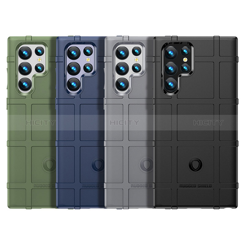 Custodia Silicone Ultra Sottile Morbida 360 Gradi Cover S06 per Samsung Galaxy S24 Ultra 5G