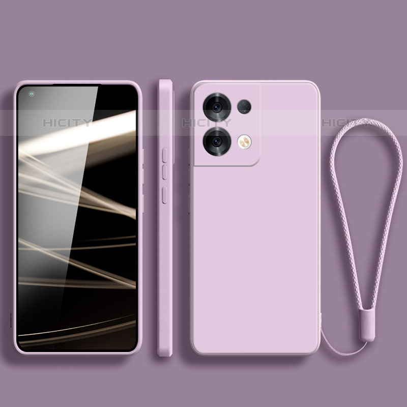 Custodia Silicone Ultra Sottile Morbida 360 Gradi Cover S07 per Oppo Reno9 Pro 5G