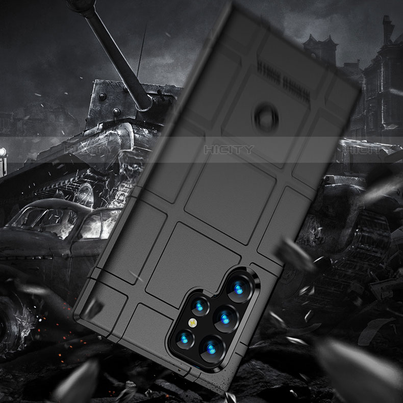 Custodia Silicone Ultra Sottile Morbida 360 Gradi Cover S07 per Samsung Galaxy S21 Ultra 5G