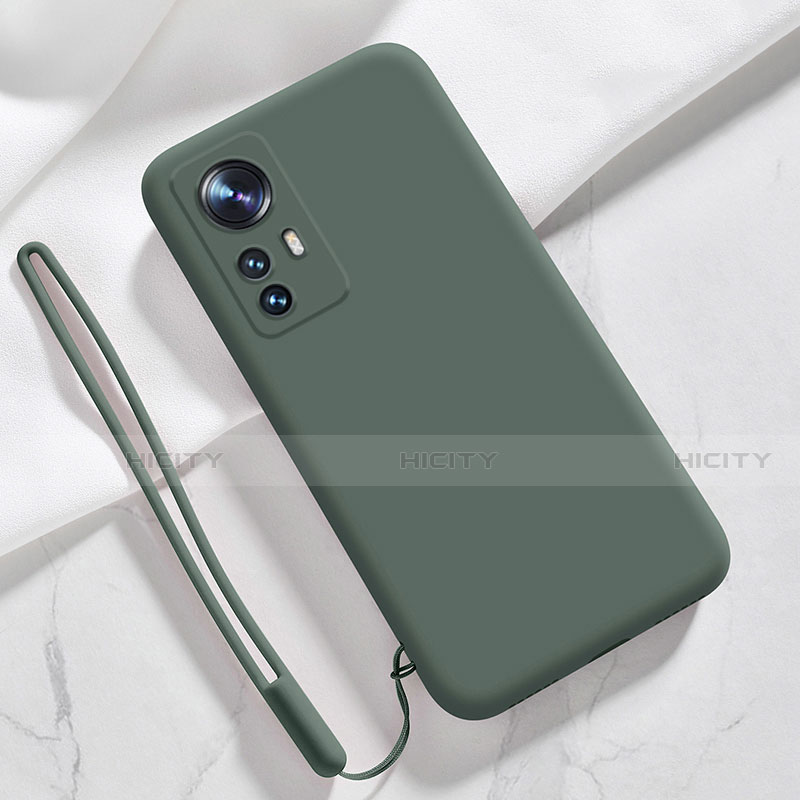 Custodia Silicone Ultra Sottile Morbida 360 Gradi Cover S07 per Xiaomi Mi 12 5G Verde