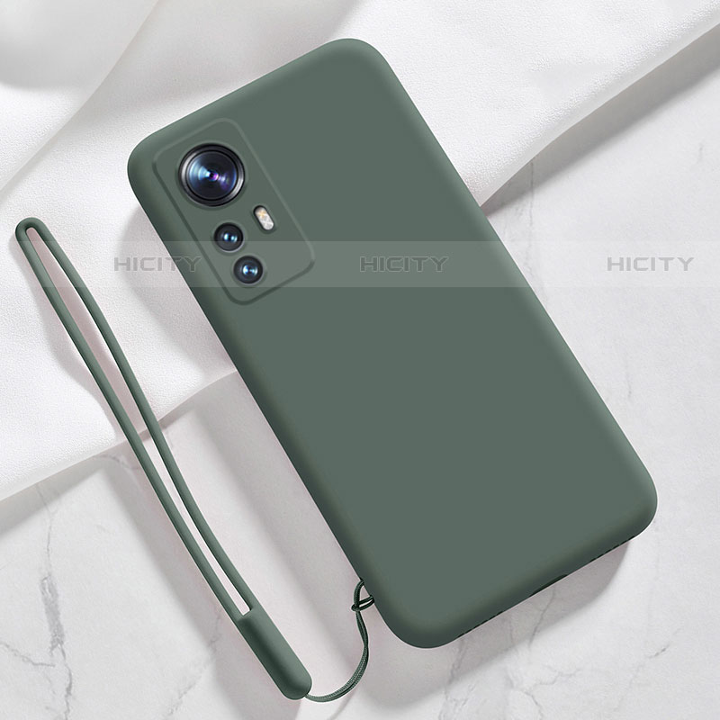 Custodia Silicone Ultra Sottile Morbida 360 Gradi Cover S07 per Xiaomi Mi 12X 5G Verde