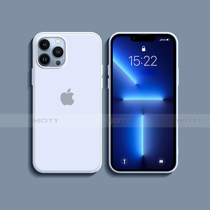 Custodia Silicone Ultra Sottile Morbida 360 Gradi Cover S08 per Apple iPhone 13 Pro Max