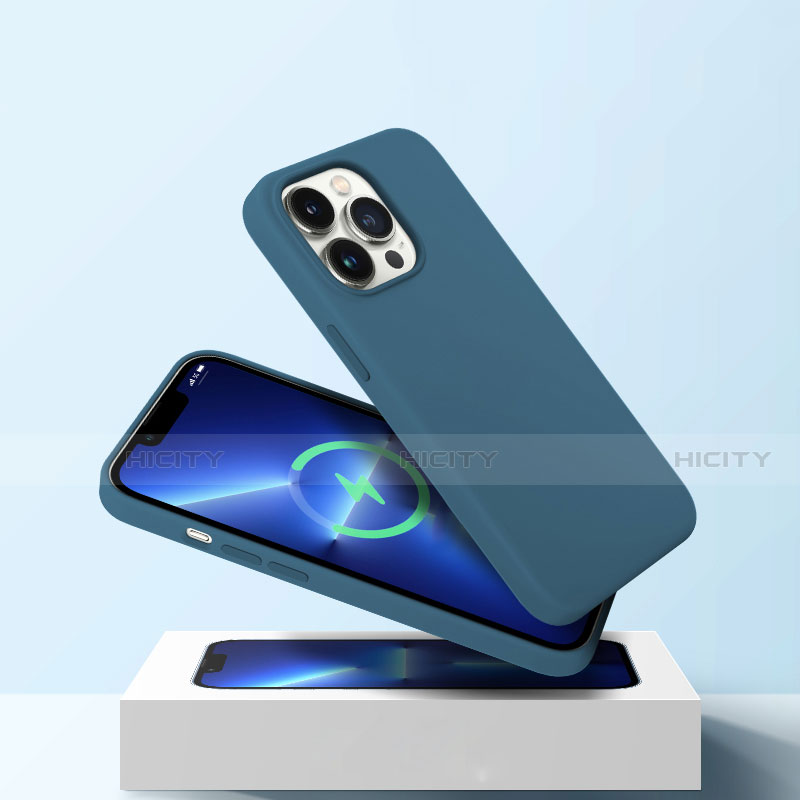 Custodia Silicone Ultra Sottile Morbida 360 Gradi Cover S08 per Apple iPhone 13 Pro Max