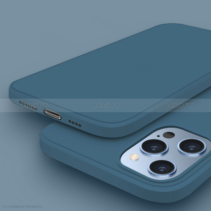Custodia Silicone Ultra Sottile Morbida 360 Gradi Cover S08 per Apple iPhone 14 Pro Max