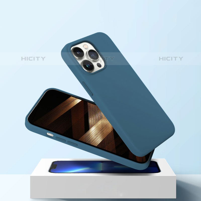 Custodia Silicone Ultra Sottile Morbida 360 Gradi Cover S08 per Apple iPhone 15 Pro