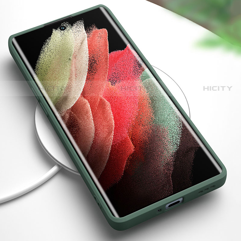 Custodia Silicone Ultra Sottile Morbida 360 Gradi Cover S08 per Samsung Galaxy S22 Ultra 5G