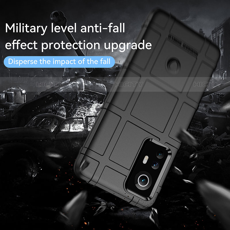 Custodia Silicone Ultra Sottile Morbida 360 Gradi Cover S08 per Xiaomi Mi 12 Pro 5G