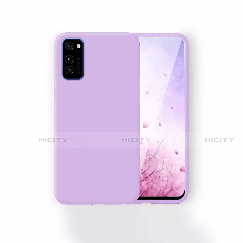 Custodia Silicone Ultra Sottile Morbida 360 Gradi Cover T01 per Huawei Honor V30 5G Viola