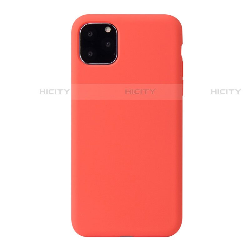Custodia Silicone Ultra Sottile Morbida 360 Gradi Cover Y01 per Apple iPhone 11 Pro Arancione