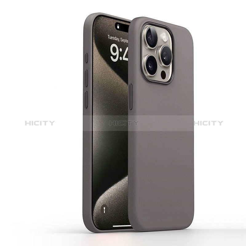 Custodia Silicone Ultra Sottile Morbida 360 Gradi Cover YK1 per Apple iPhone 15 Pro