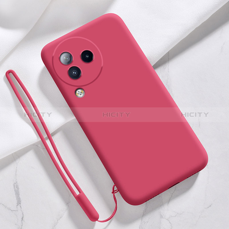 Custodia Silicone Ultra Sottile Morbida 360 Gradi Cover YK1 per Xiaomi Civi 3 5G Rosso