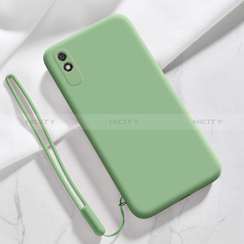 Custodia Silicone Ultra Sottile Morbida 360 Gradi Cover YK1 per Xiaomi Redmi 9AT Verde