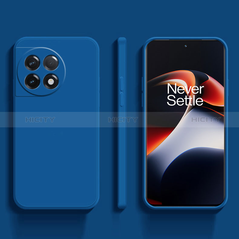 Custodia Silicone Ultra Sottile Morbida 360 Gradi Cover YK2 per OnePlus Ace 2 5G Blu