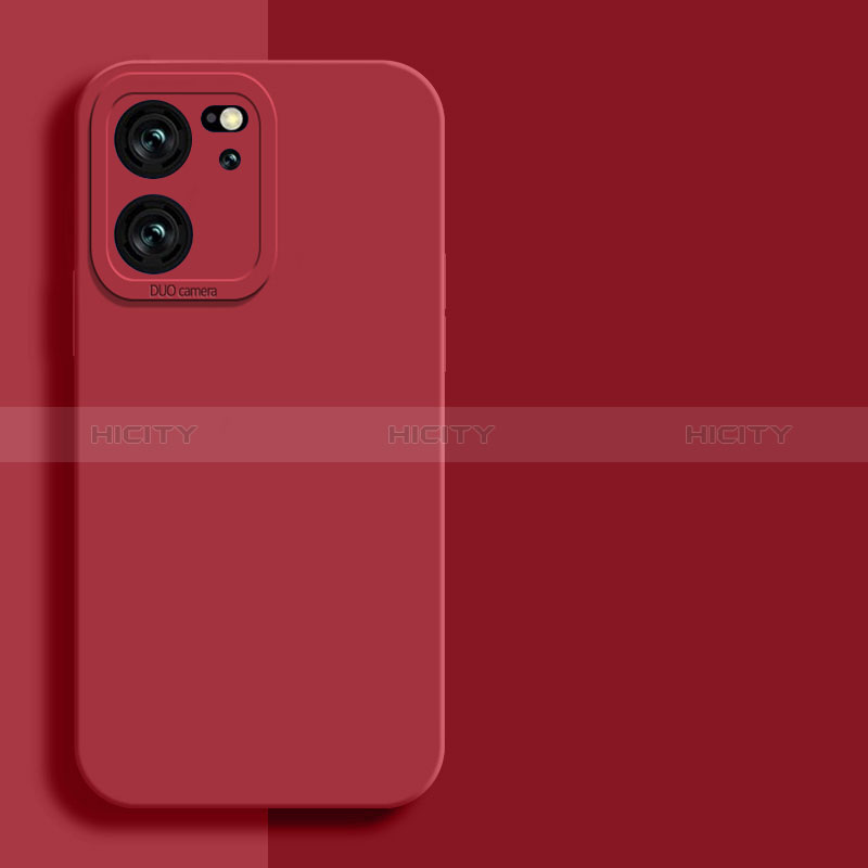 Custodia Silicone Ultra Sottile Morbida 360 Gradi Cover YK2 per Xiaomi Mi 13T 5G Rosa Caldo