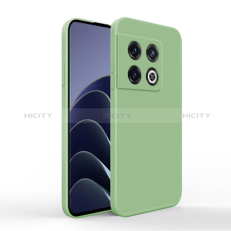 Custodia Silicone Ultra Sottile Morbida 360 Gradi Cover YK3 per OnePlus 10 Pro 5G Verde