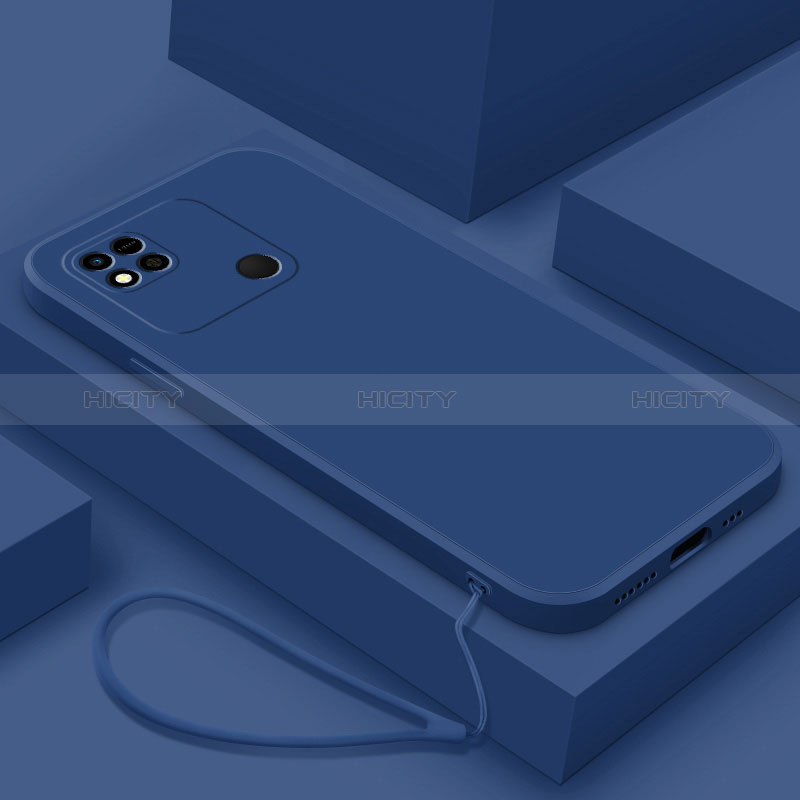 Custodia Silicone Ultra Sottile Morbida 360 Gradi Cover YK4 per Xiaomi Redmi 9C Blu