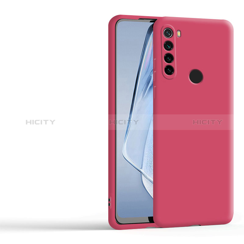 Custodia Silicone Ultra Sottile Morbida 360 Gradi Cover YK4 per Xiaomi Redmi Note 8 (2021) Rosa Caldo