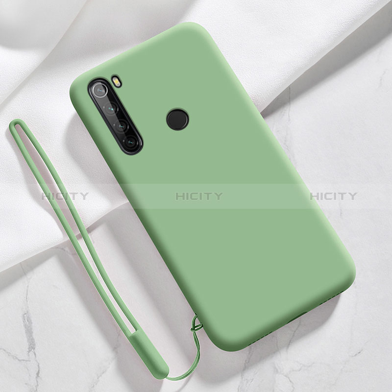 Custodia Silicone Ultra Sottile Morbida 360 Gradi Cover YK6 per Xiaomi Redmi Note 8 (2021) Verde