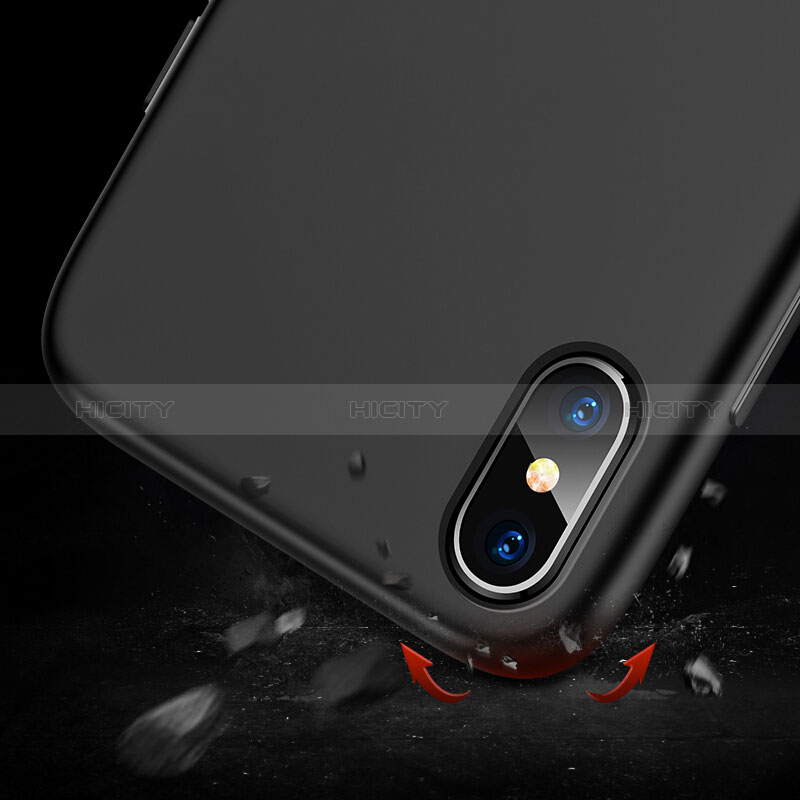 Custodia Silicone Ultra Sottile Morbida 360 Gradi M02 per Apple iPhone Xs Max Nero