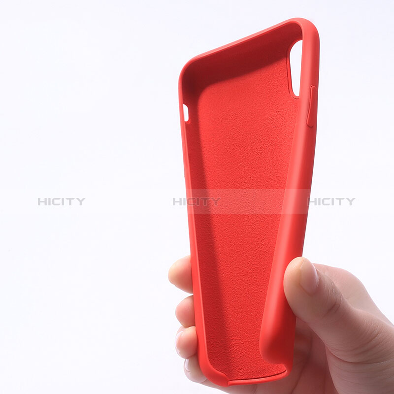 Custodia Silicone Ultra Sottile Morbida 360 Gradi M02 per Apple iPhone Xs Max Rosso