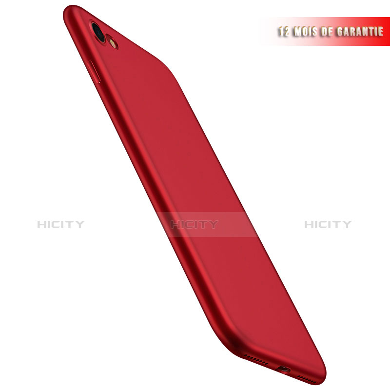 Custodia Silicone Ultra Sottile Morbida 360 Gradi per Apple iPhone 7 Rosso