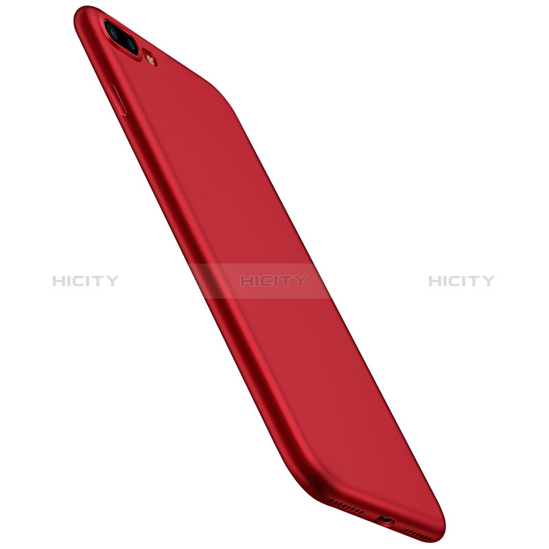 Custodia Silicone Ultra Sottile Morbida 360 Gradi per Apple iPhone 8 Plus Rosso